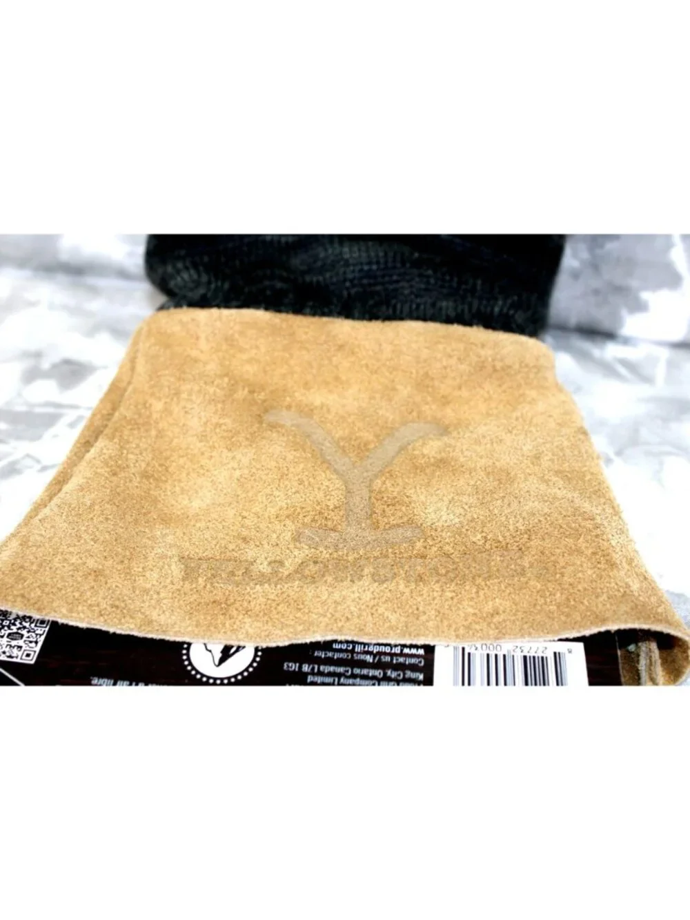 Authentic Yellowstone Leather, Wool made with Kevlar Heat Resistance Grill Glove